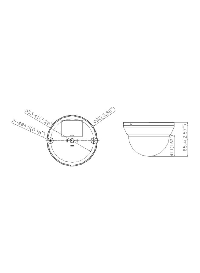HIKVISION 2MP Surveillance Dome Camera  - Image 5