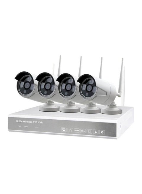 4-Channel Wireless IP Camera System