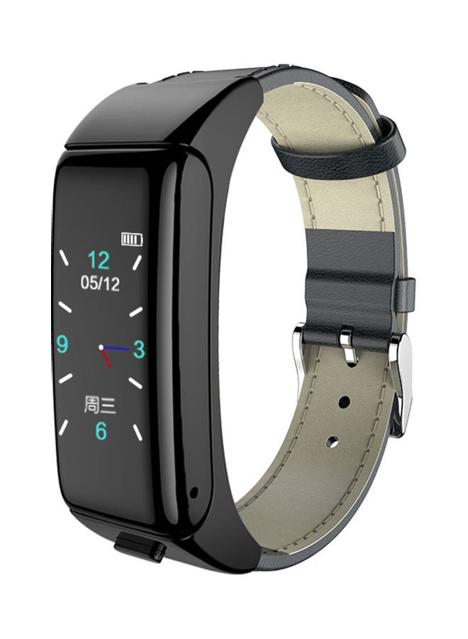 Generic - 2 In 1 Earphone Smart Bracelet Watch Black - Image 1