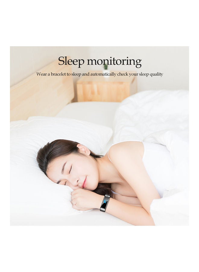 Generic - 2 In 1 Earphone Smart Bracelet Watch Black - Image 1