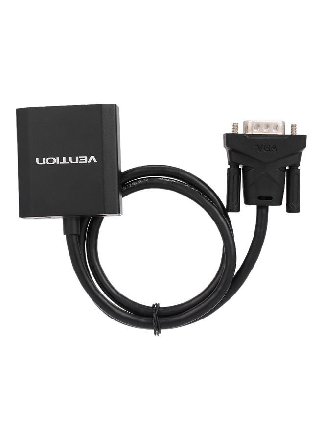 VGA Male To Adapter black - Image 1