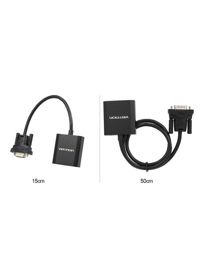 VGA Male To Adapter black - Image 2