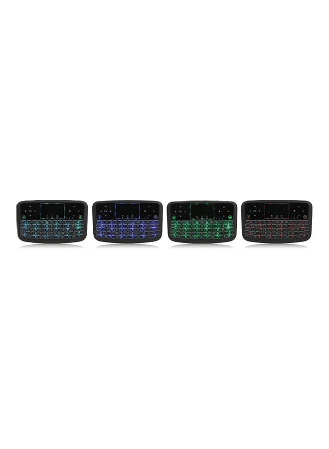 RGB Wireless Keyboard With Touchpad Black - Image 2