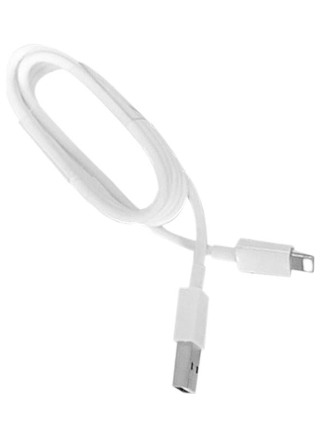 كابل شحن USB لهاتف آيفون 6S أبيض - Image 1