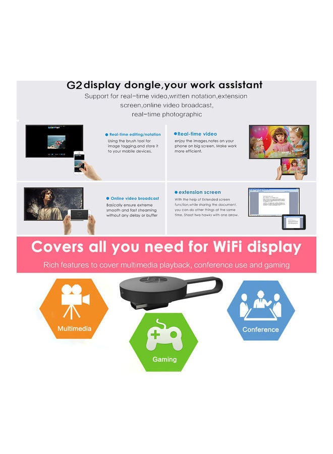 Mira Screen-G2 Wireless Receiver NE-V5173 Black  - Image 2