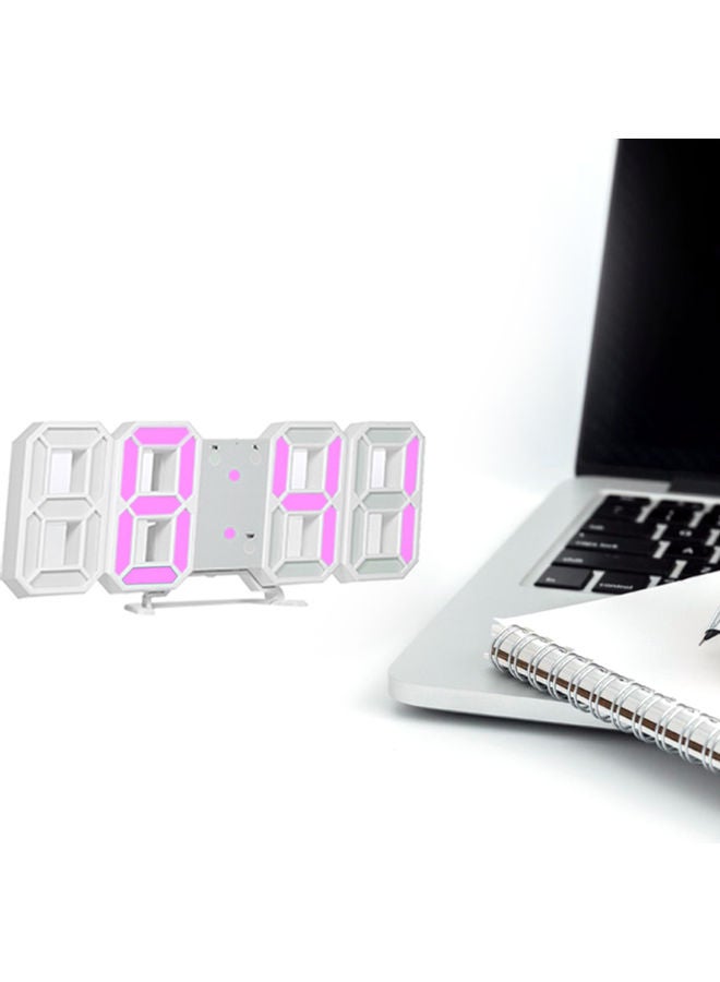 3D LED Digital Clock Multicolour
