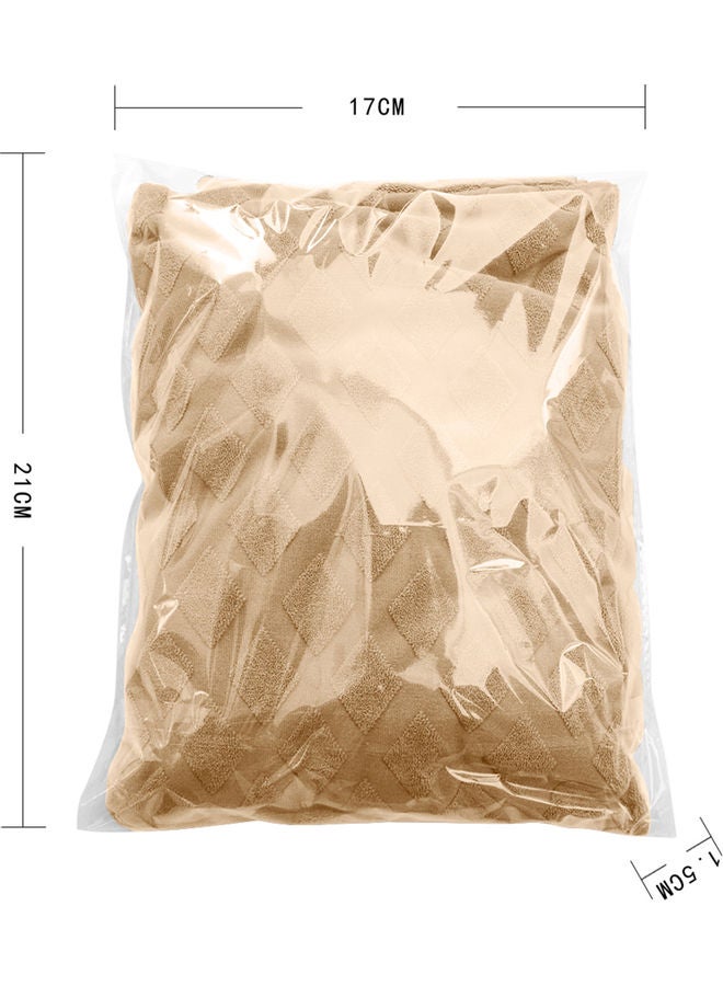 2-Piece Dining Chair Slipcover Beige 21x2x17cm  - Image 5