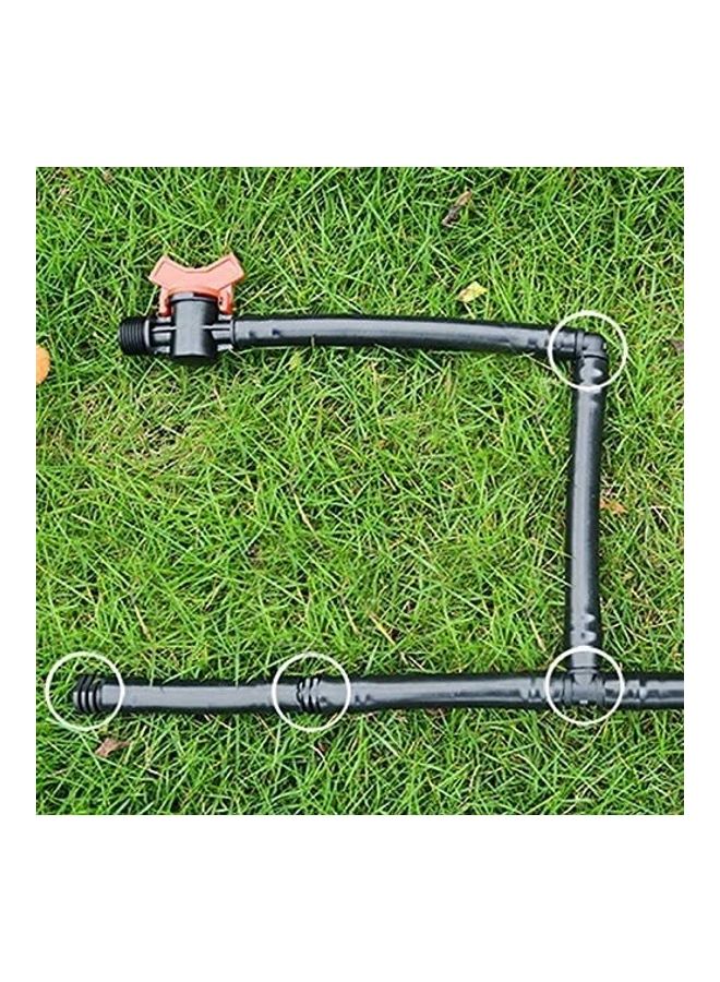 24-Piece Irrigation Fitting Kit For Drip Tubing Black - Image 3