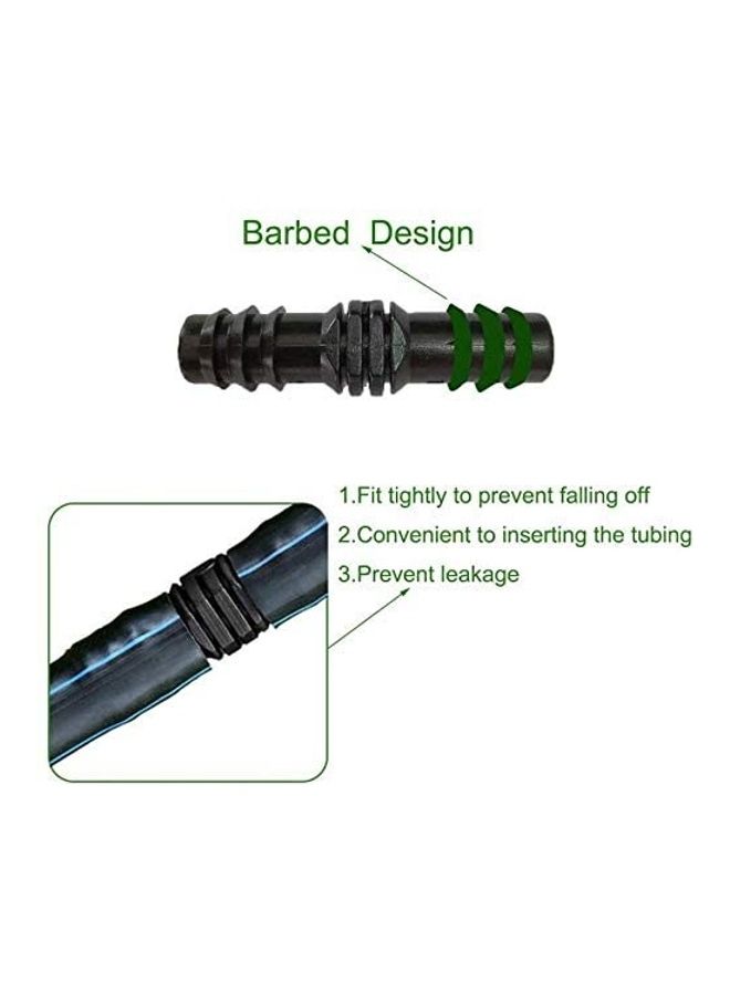 24-Piece Irrigation Fitting Kit For Drip Tubing Black - Image 4