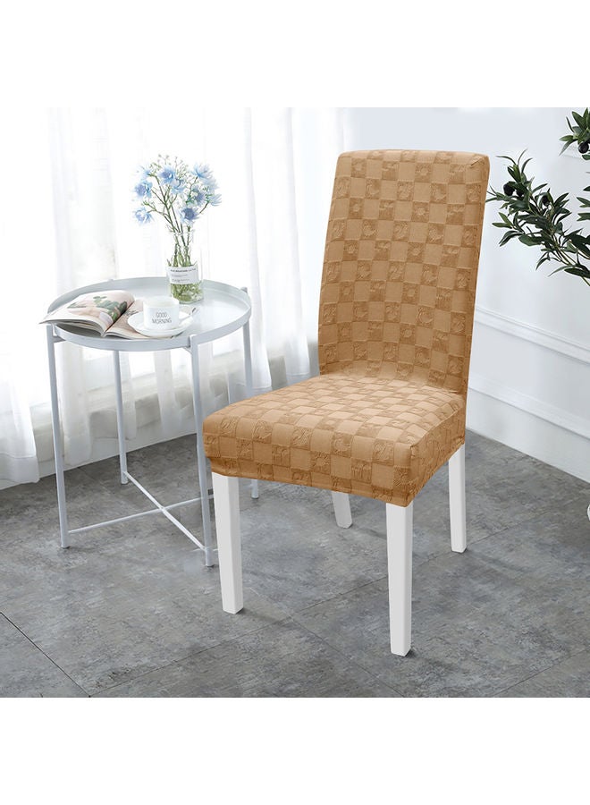 Dining Chair Slipcover Beige 21x2x17cm  - Image 2
