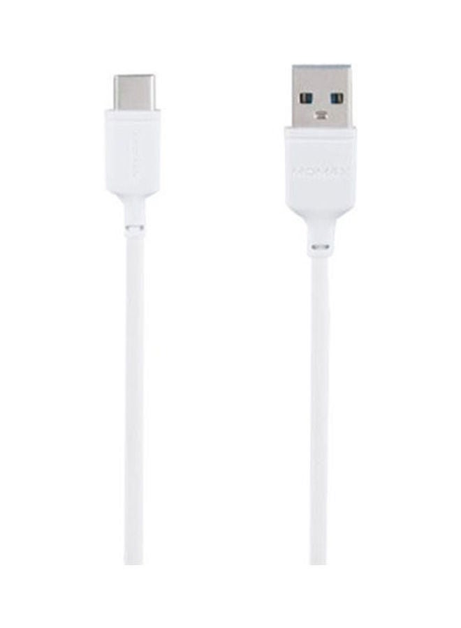 Momax - momax cable Type-c DA16W White - Image 1