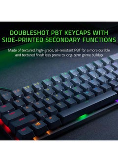 RAZER Huntsman Mini 60% Gaming Keyboard with Linear Optical Switch - US - Black  - Image 3