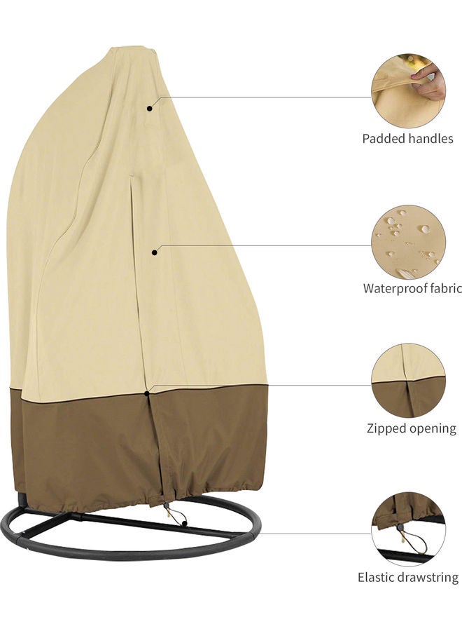 Generic Patio Chair Sun Shade Cover Beige 26x10x20cm  - Image 4