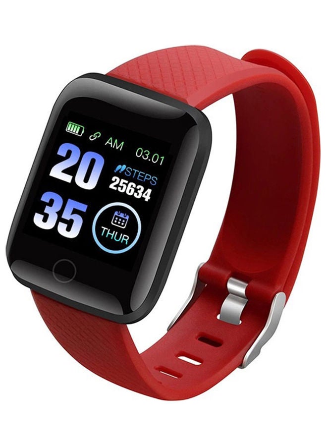 Fitness Tracker Smart Bracelet Red
