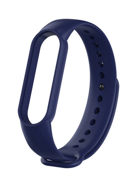 Replacement Strap Silicone Compatible With M5 Bracelet Blue