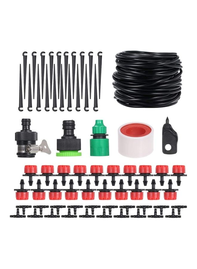 Automatic Micro Drip Irrigation System Kit Black/Red/Green - Image 1