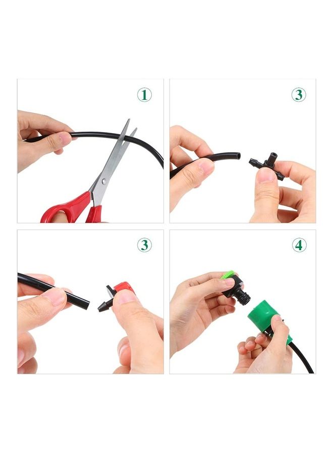 Automatic Micro Drip Irrigation System Kit Black/Red/Green - Image 4