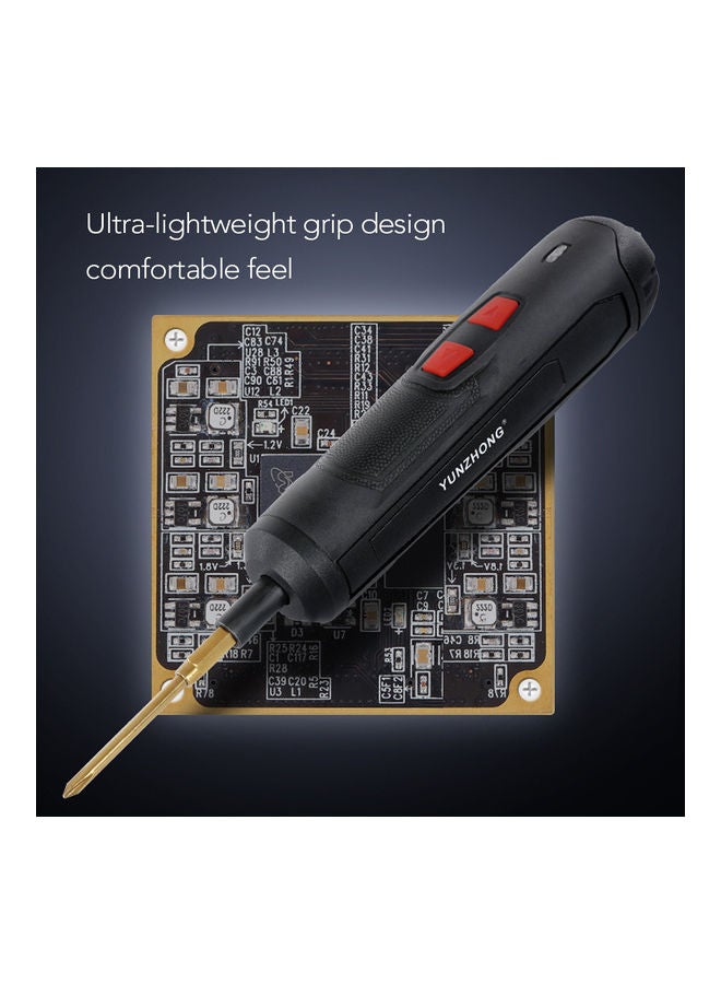 Generic Electric Screwdriver Six Adjustable Gear Multicolour  - Image 4