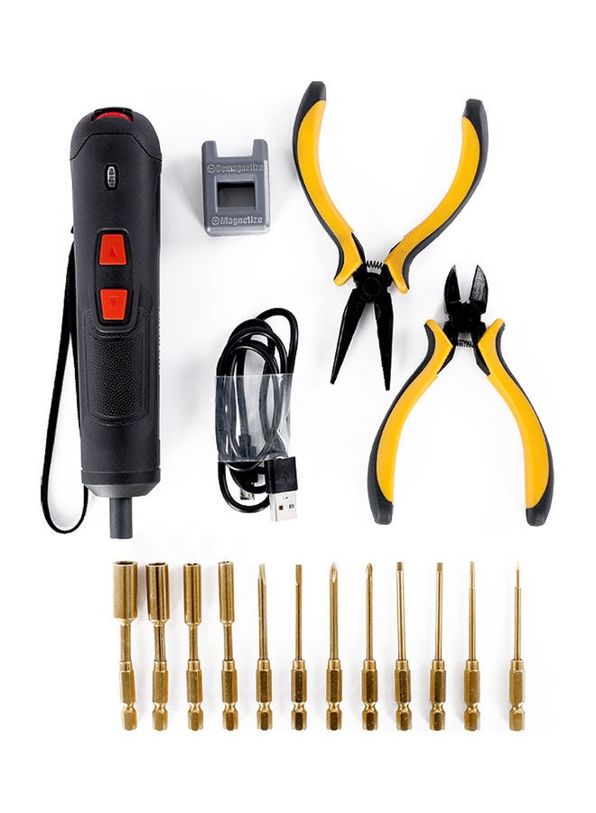 Generic Electric Screwdriver Six Adjustable Gear Multicolour  - Image 5