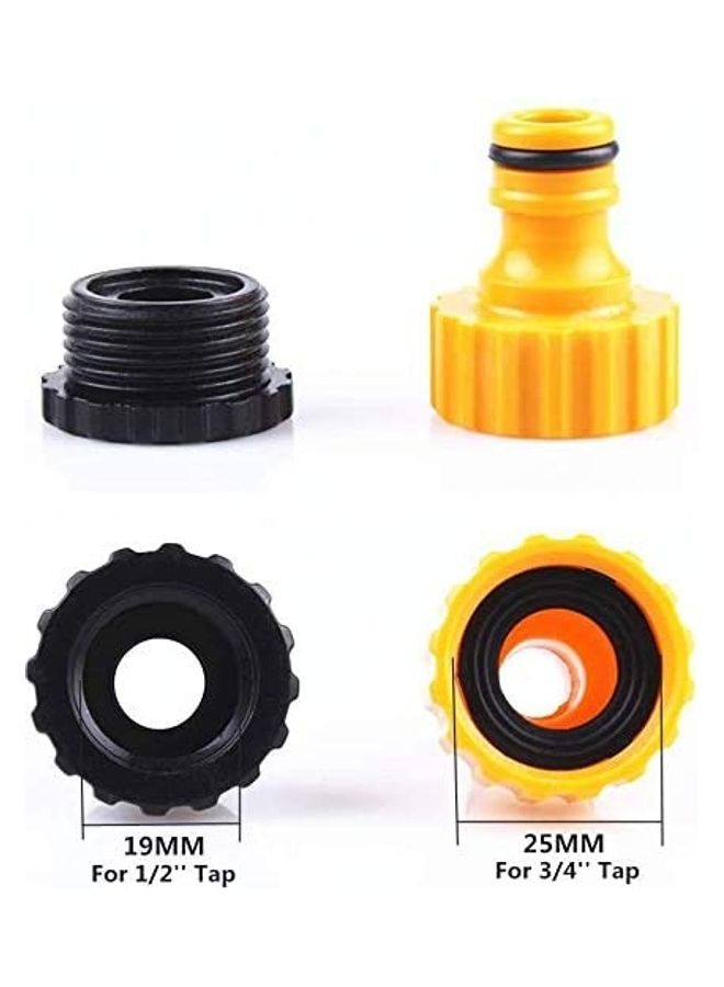 3-Piece Hose Tap Connector Orange/Grey - Image 3