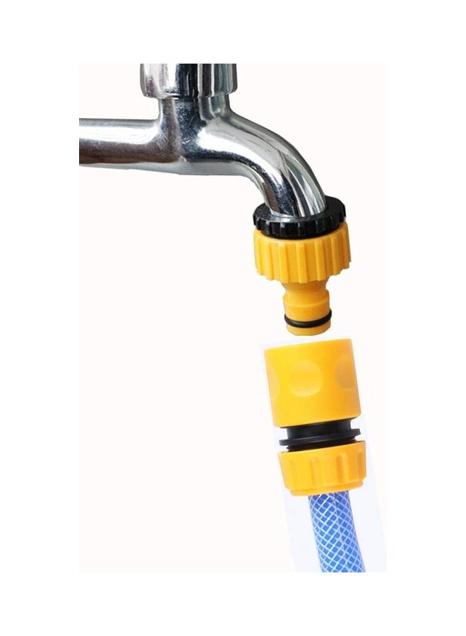 3-Piece Hose Tap Connector Orange/Grey - Image 4