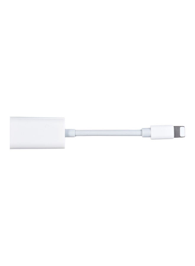 2 To 1 Jack Auxiliary Cable Converter For Iphone Splitter Headset White  - Image 4