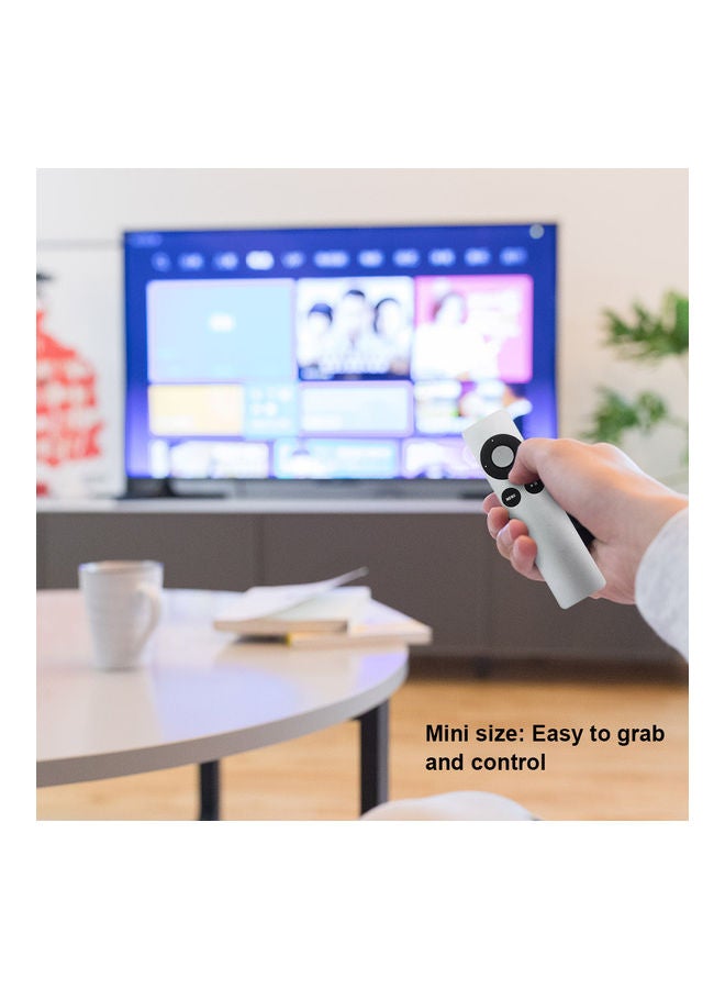 Generic - Remote Controller For Apple TV NE-V1877 Silver - Image 1