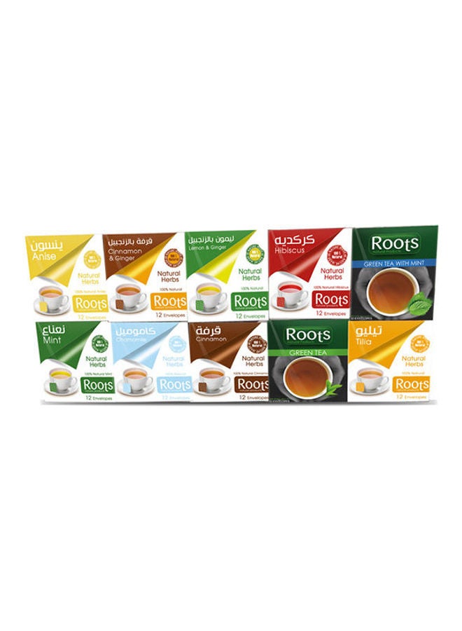 10 Herbs ( 12 Envelops) Pack of 10
