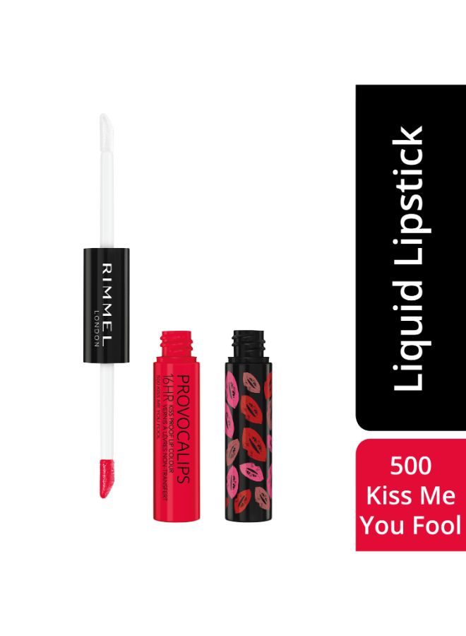 RIMMEL LONDON - Provocalips 16Hr K*** Proof Lip Color 500 K*** Me You Fool - Image 1