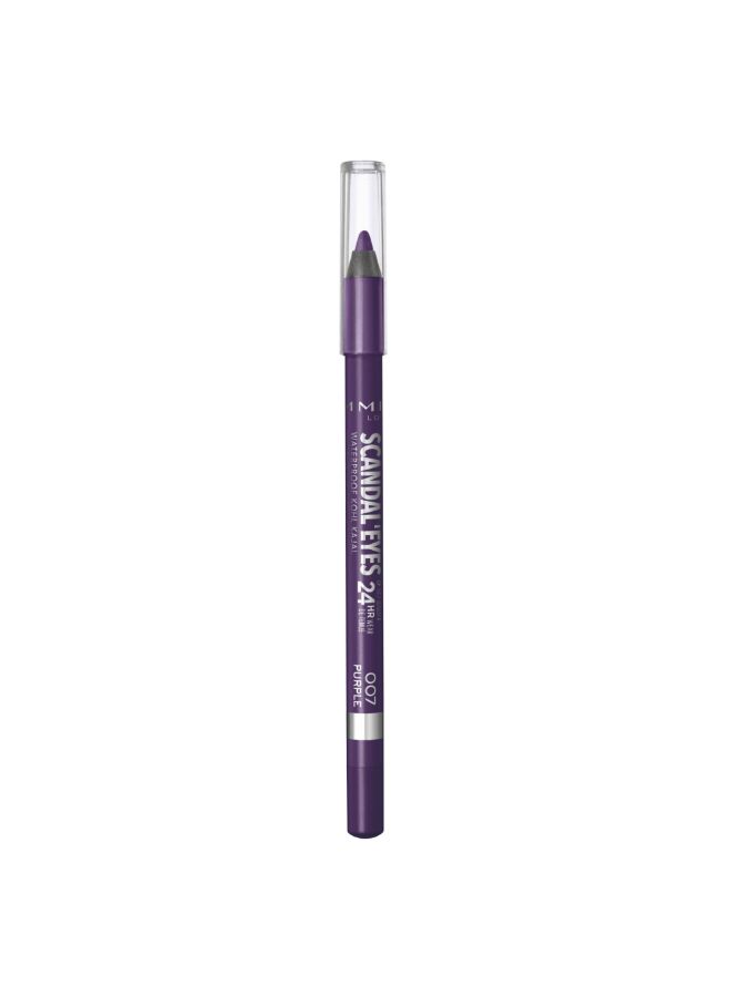 RIMMEL LONDON - Scandal'Eyes Kohl Eyeliner Pencil – 007 Purple - Image 1