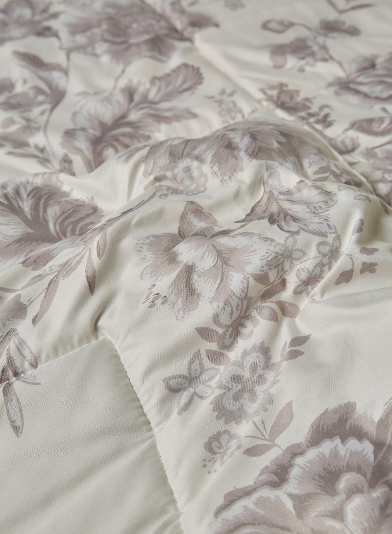 Amal Comforter Set - Amal Bed Linen With Comforter 150X200 Cm For Twin Size Mattress - Beige 100% Polyester Soft, Lightweight & Warm Polyester Beige Single - Image 3