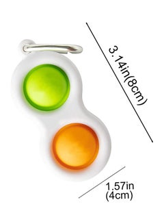 Generic High-Quality Push And Squeeze Fidget Simple Dimple Sensory Novelty Toy, 8x4cm  - Image 2