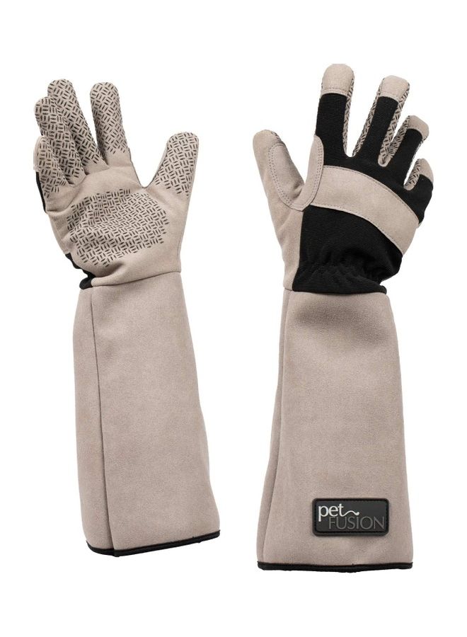 petfusion Multipurpose Pet Glove For Grooming Grey 17inch - Image 1