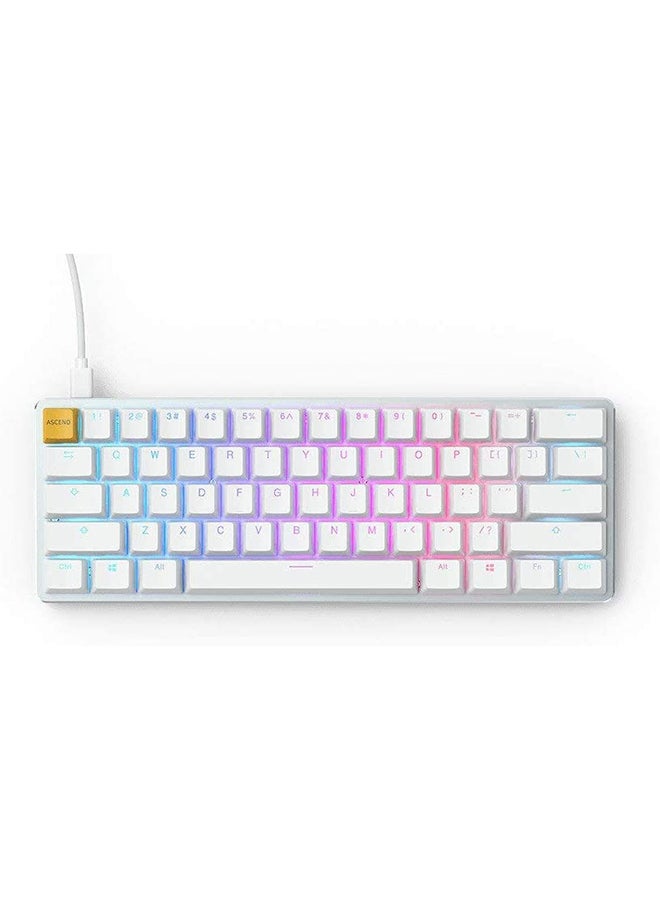 Glorious - Modular Mechanical Gaming Keyboard Compact Pre-Built - White - Image 1