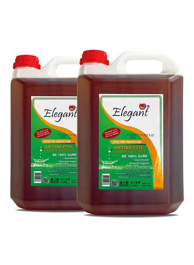 Antiseptic Disinfectant Liquid Brown 2x5Liters