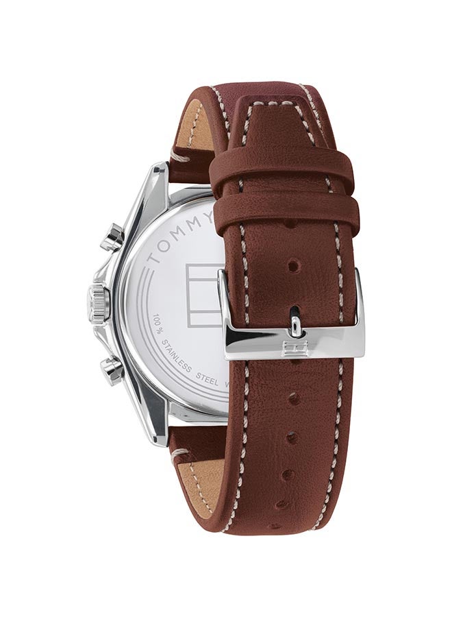 TOMMY HILFIGER Men's Leather Analog Watch-1791837  - Image 2