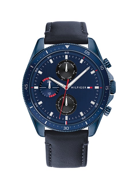Men's Leather Analog Watch-1791839
