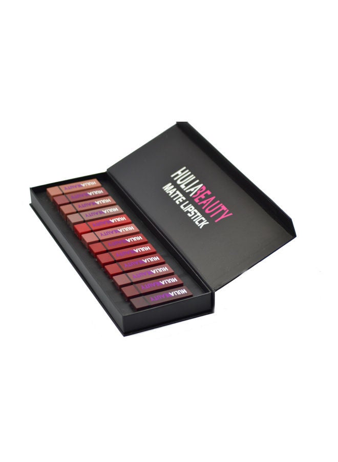12-Piece Matte Lipstick Set Multicolour - Image 3