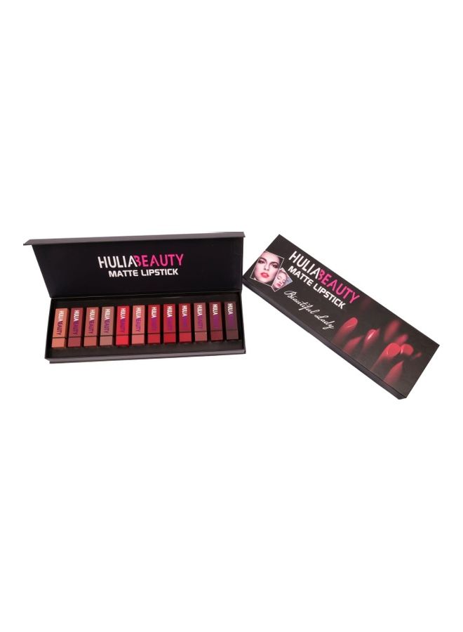 12-Piece Matte Lipstick Set Multicolour - Image 5