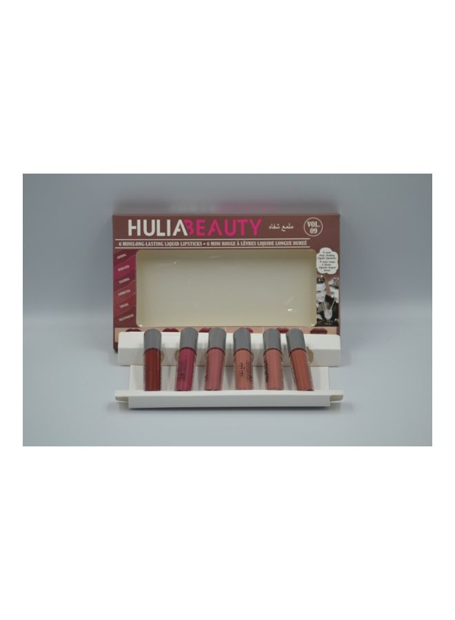 Generic 6 Mini Matte Liquid Lipgloss Set Vol 09 Multicolour  - Image 2