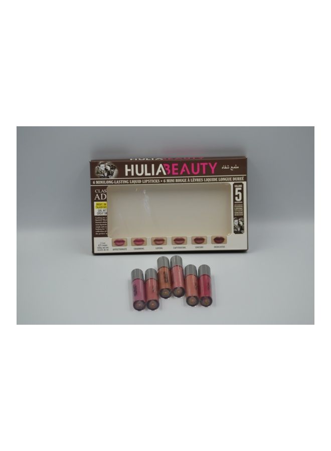 Generic 6 Mini Matte Liquid Lipgloss Set Vol 5 Multicolour  - Image 3