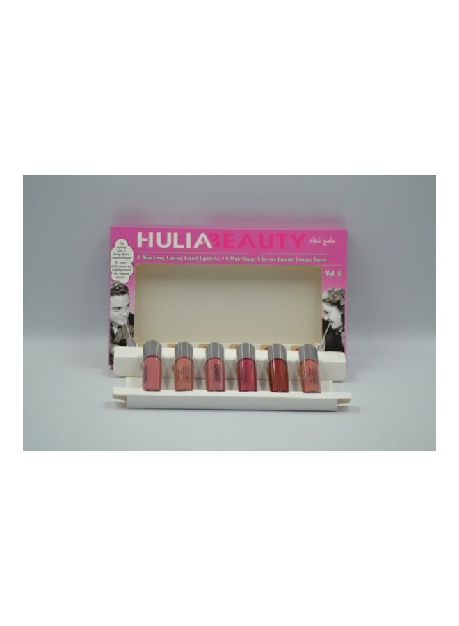 Generic 6 Mini Matte Liquid Lipgloss Set Vol 6 Multicolour  - Image 2