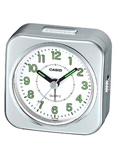CASIO Square Shape Analog Alarm Clock Silver 3 x 8 x 8cm  - Image 1