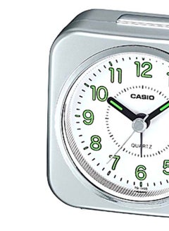 CASIO Square Shape Analog Alarm Clock Silver 3 x 8 x 8cm  - Image 2