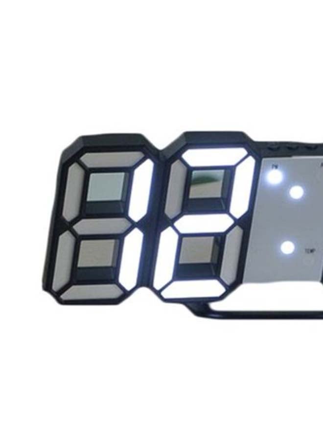 بيوينتي ساعة منبه رقمية بضوء LED أسود 9.2x24x2سم - Image 2