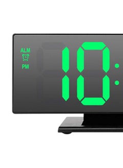 بيوينتي ساعة رقمية متعددة الوظائف بإضاءة LED أسود 9.5x 18.4x 4.2سم  - Image 2