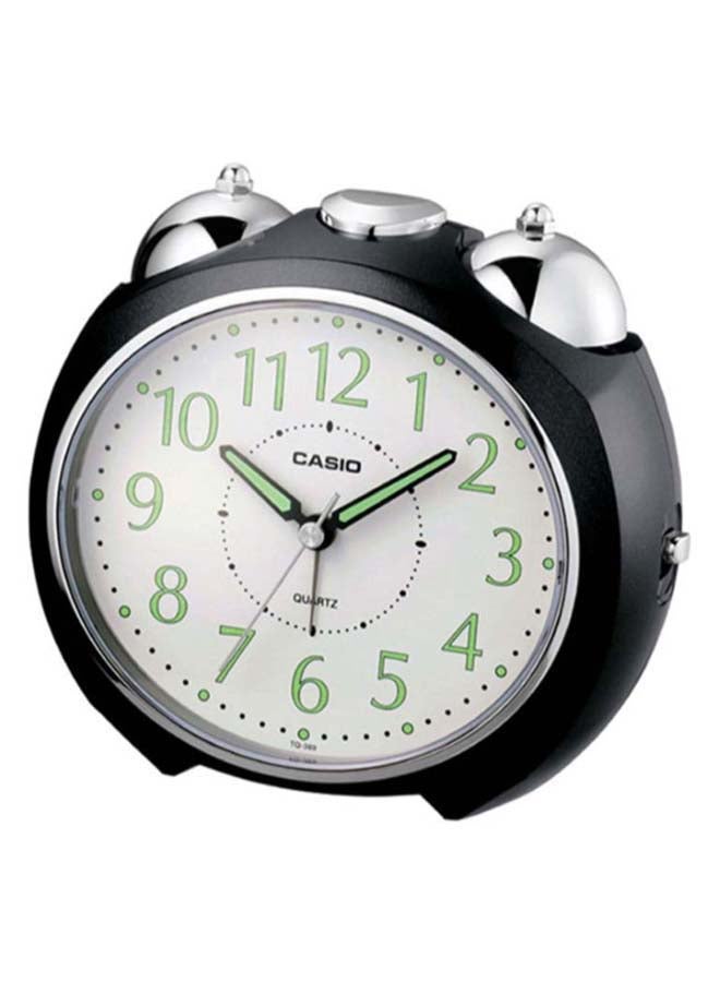 CASIO Round Shape Alarm Clock Black/Silver 11.6×13×9cm  - Image 2