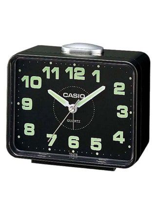Rectangle Shape Analog Alarm Clock Black/Silver 3.94 x 3.94 x 3.94inch - v1615194709/N20435192A_1
