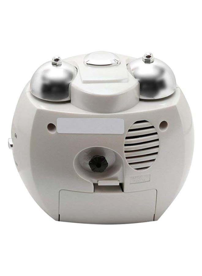 CASIO - Classic Table Alarm Clock White 11.6 x 13 x 9cm - Image 1