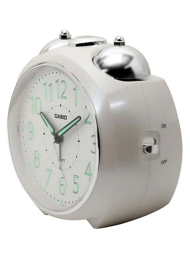 CASIO - Classic Table Alarm Clock White 11.6 x 13 x 9cm - Image 1